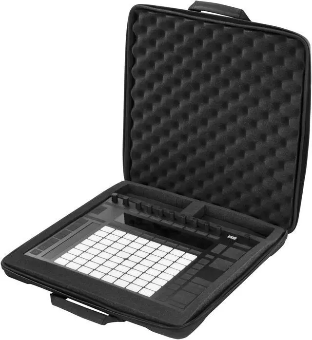 Main image of NEW STREEMLINE UNIVERSAL CARRYING BAG WITH PLUCK FOAM INTERIOR , HOLDS THE ABLETON PUSH 2 AND GEAR OF SIMILAR SIZE or smaller (EMPTY INTERIOR DIMENSIONS: 16.5" x 16.5" x 2")