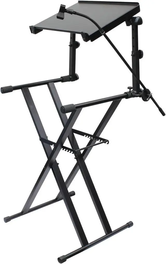 Alt view image 3 of 8 - odyssey ltbxs2mtcp 2tier dj xstand combo pack