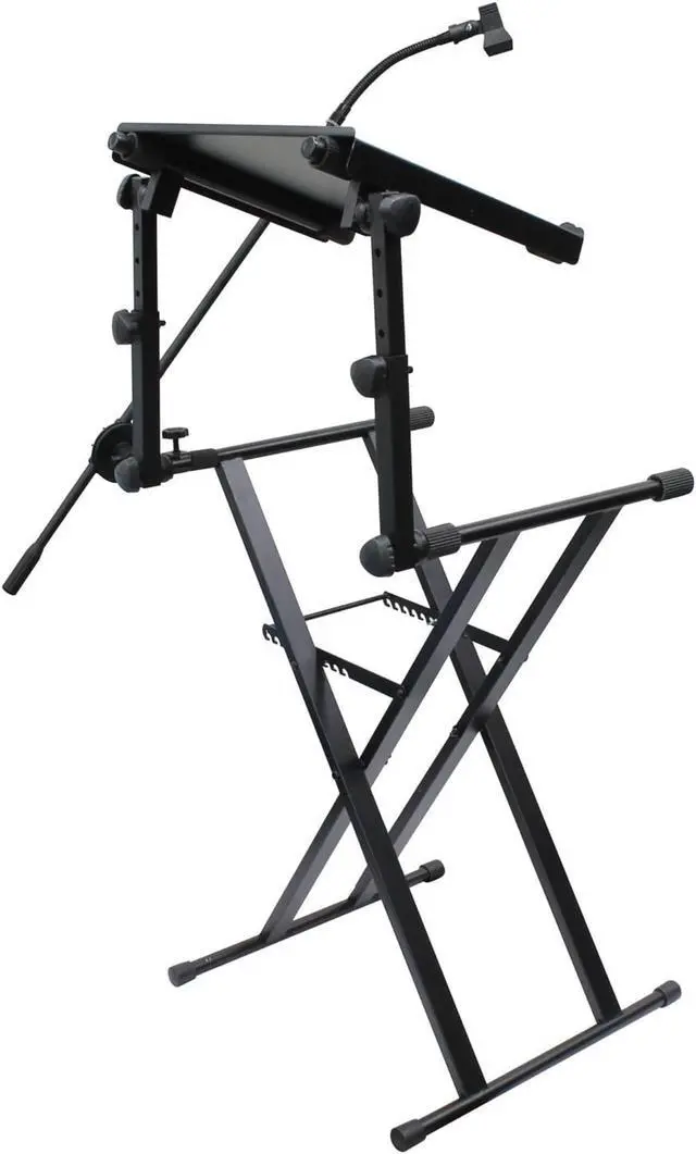 Alt view image 4 of 8 - odyssey ltbxs2mtcp 2tier dj xstand combo pack