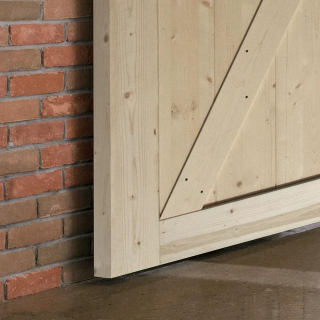 Alt view image 4 of 6 - Artisan Sliding Door 36 Kit, Unfinished With Sliding Door Hardware