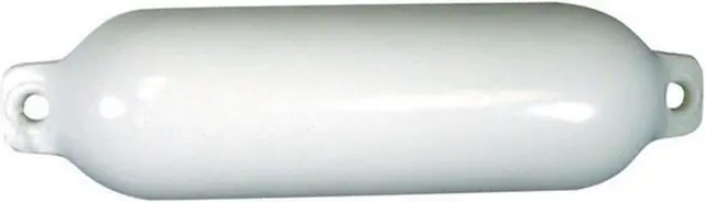 Main image of Taylor Made 1023 Hull Gard Inflatable Vinyl Fenders - White, 6.5" x 23"