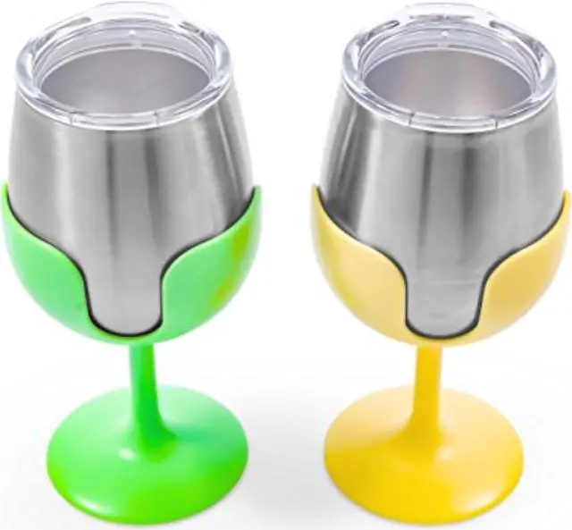 Main image of LIBATC WINE TUMBLER SET (GREEN/YEL