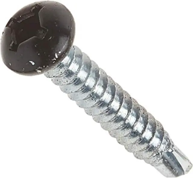 Alt view image 2 of 7 - AP PRODUCTS 012-PTK500BL 8X1 AP Products 012-PTK500BL Black Pan Head Square Recess Screw - Pack Of 500