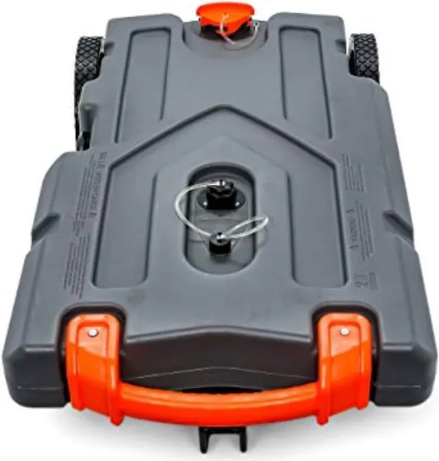 Alt view image 4 of 16 - Camco 39004 Rhino Portable 28 Gallon RV Waste Tank Holding Hose and Accessories