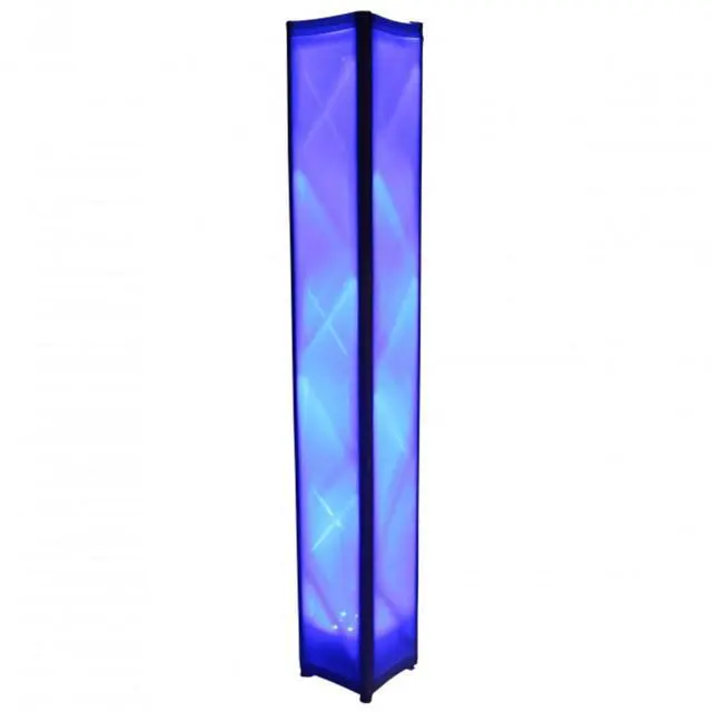 Alt view image 5 of 14 - ProX XTC-SQ656TS-W White 6.56Ft 2 meter Lycra Cover Scrim Sleeve fits 12" Quad Box Truss Segment