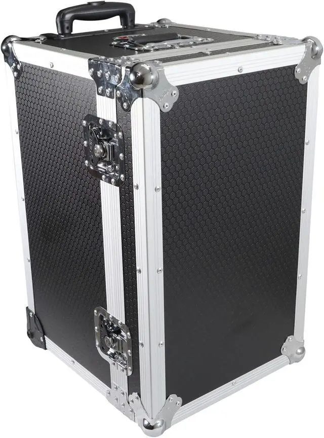 Alt view image 6 of 8 - Roll-away Utility Case W-Retractable Handle and Low-Profile Recessed Wheels 17" x 24.5" x 15" 2.2 Cu.Ft.