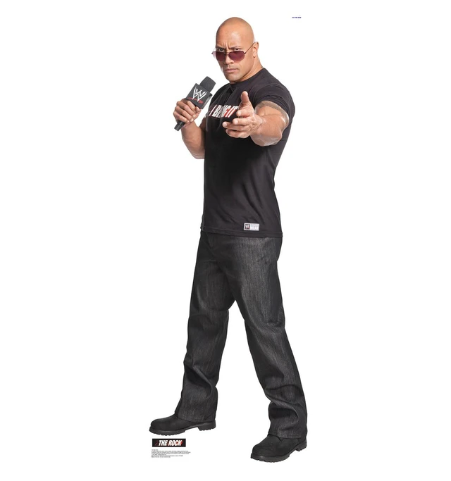 Alt view image 2 of 2 - Advanced Graphics 1127 Cardboard Standup The Rock - WWE