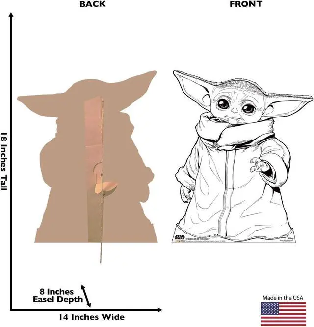 Alt view image 2 of 3 - Color Me The CHILD (The Mandalorian)