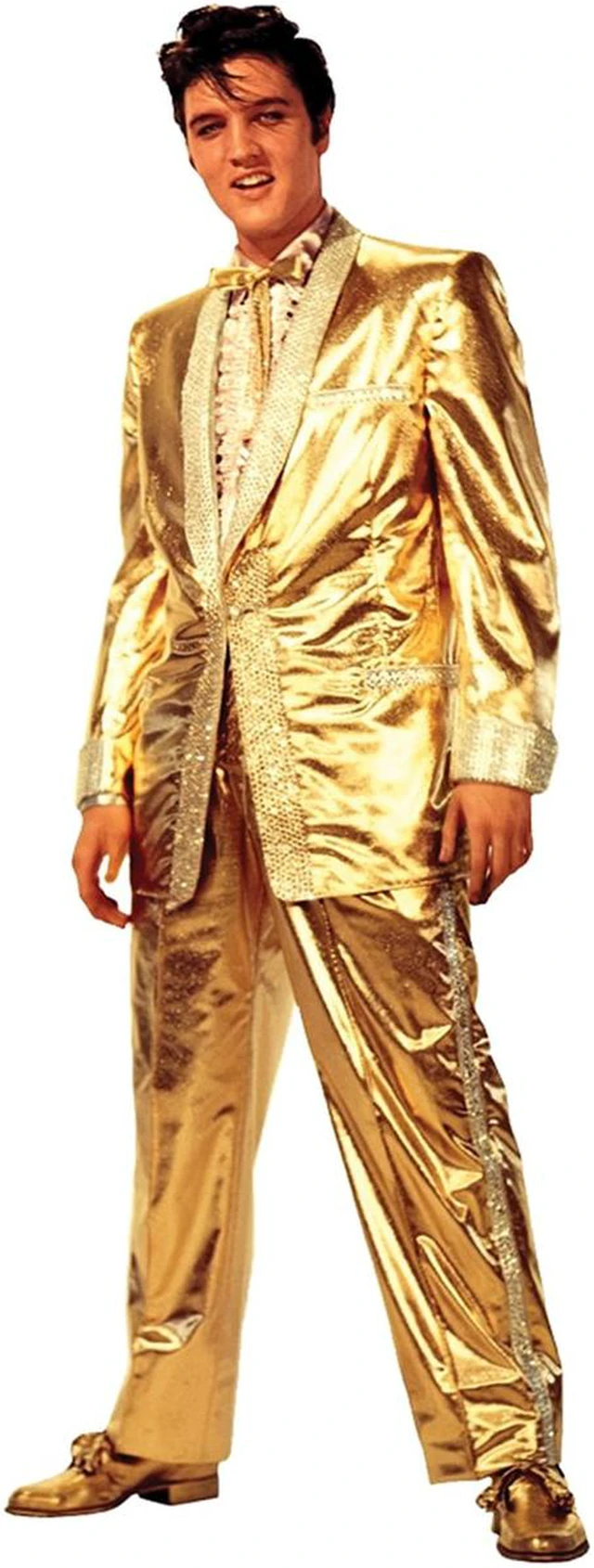 Alt view image 4 of 6 - Elvis Presley Gold Lame Jacket Stand Up Poster