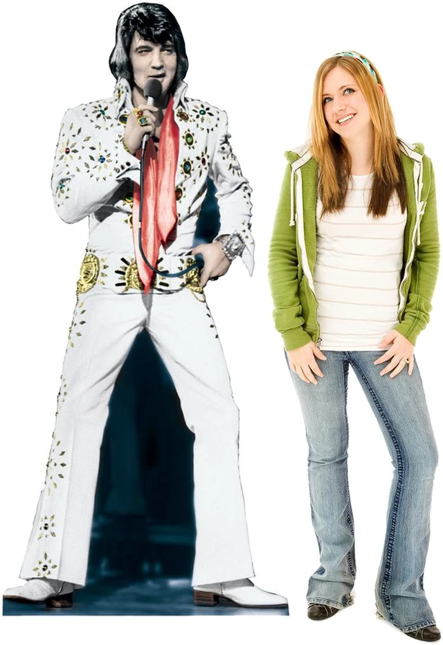 Alt view image 6 of 6 - Elvis Presley-White Jumpsuit Lifesized Standup