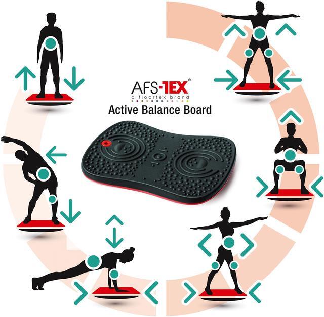 Alt view image 5 of 20 - AFS-TEX Active Anti-Microbial Exercise Wobble Balance Board