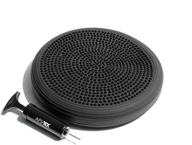 Main image of AFS-TEX Active Anti-Microbial Heavy Duty Home Exercise Wobble Cushion Balance Disc & Pump