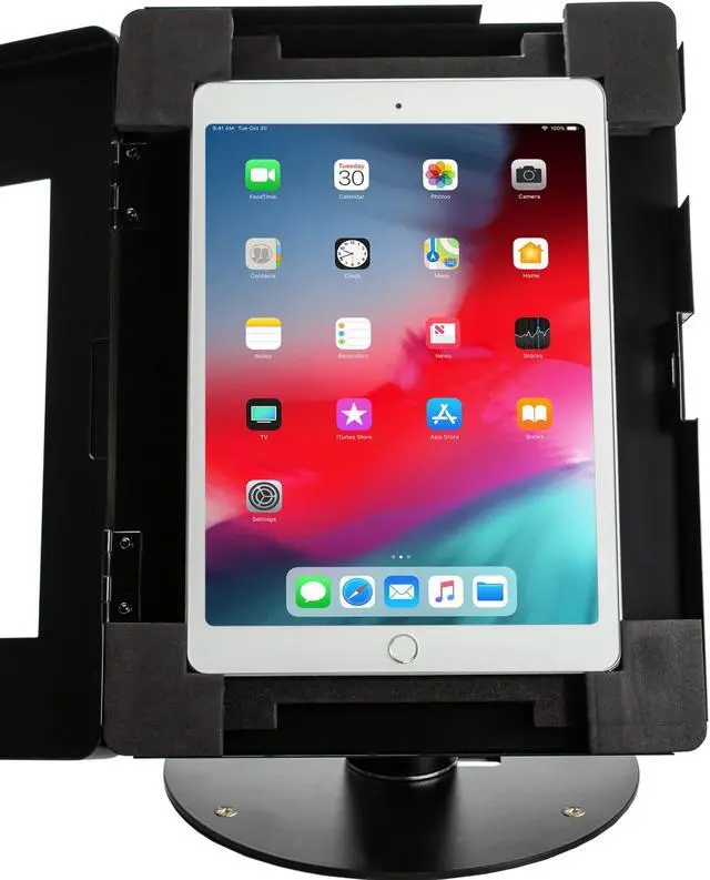 Alt view image 13 of 20 - CTA Digital Hyperflex Security Kiosk Stand for Tablets Black PADHSKSB