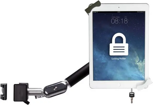 Alt view image 11 of 13 - CTA Digital PAD-HPCS Multi-flex Clamp Mount for 14" Tablet