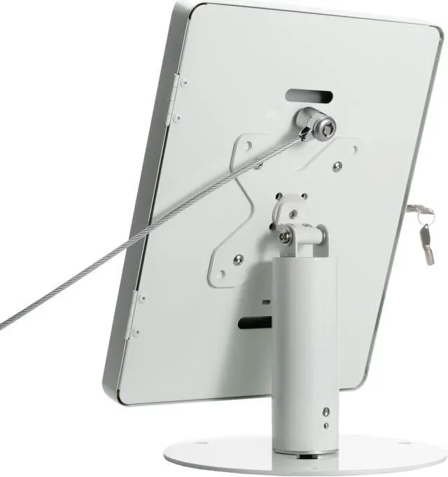 Alt view image 6 of 17 - CTA Digital Hyperflex Security Kiosk Stand for Tablets WHITE PADHSKSW