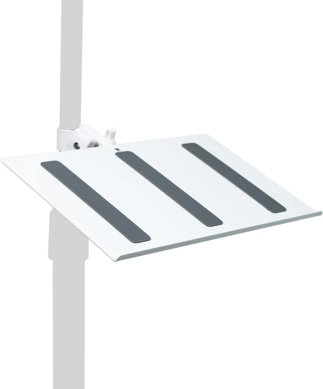 Alt view image 2 of 8 - CTA Digital Adjustable Keyboard Stand Add-on for Tablet Floor Stands