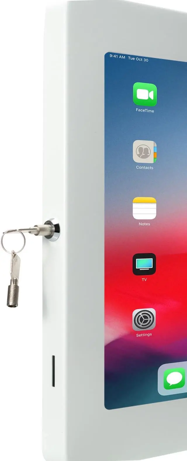 Alt view image 7 of 17 - CTA Digital Hyperflex Security Kiosk Stand for Tablets WHITE PADHSKSW