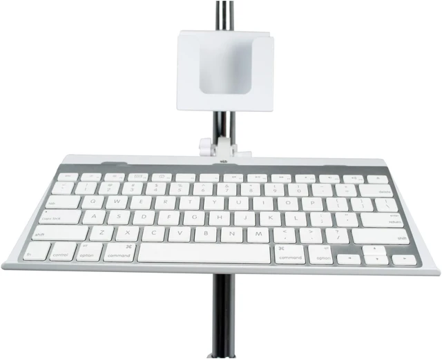 Alt view image 3 of 8 - CTA Digital Adjustable Keyboard Stand Add-on for Tablet Floor Stands