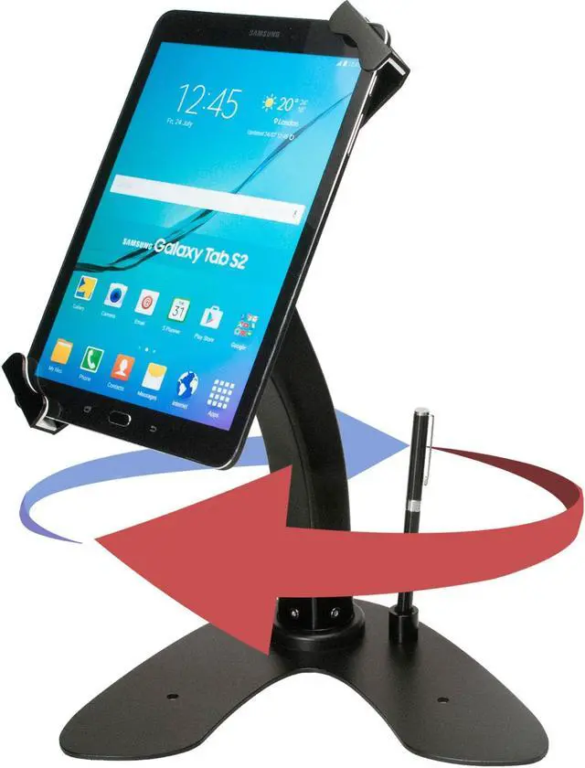 Alt view image 11 of 20 - Cta Digital Universal Dual Security Kiosk With Locking Holder And Anti-Theft Cable
