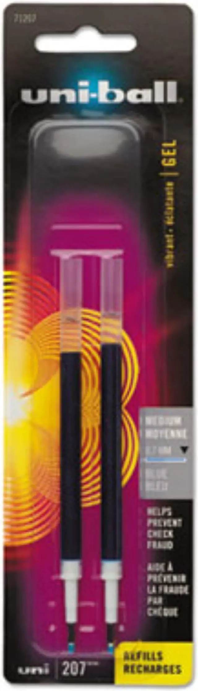 Alt view image 2 of 6 - uni-ball Refill for uni-ball Signo Gel 207 Pens ,REFILL,GEL207,RBL,BE,2PK