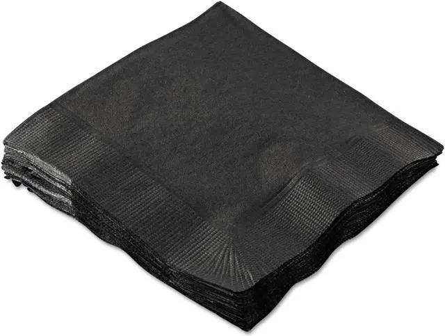 Main image of Hoffmaster Embossed Beverage Napkins ,NAPKIN,BEV,9.5X9.5,2PL,BK
