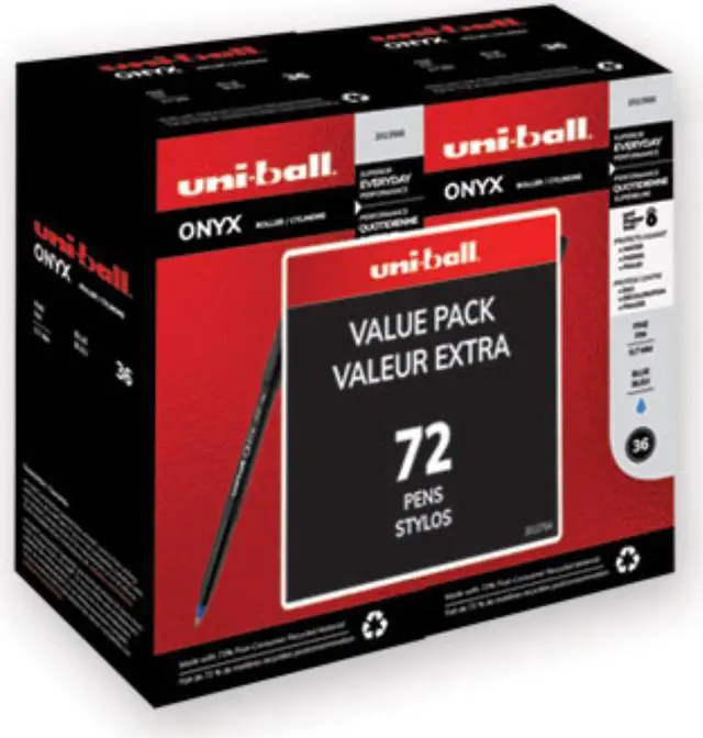 Alt view image 2 of 6 - uni-ball ONYX Rollerball Pen ,PEN,UB,GEL,STICK,72PK,BE