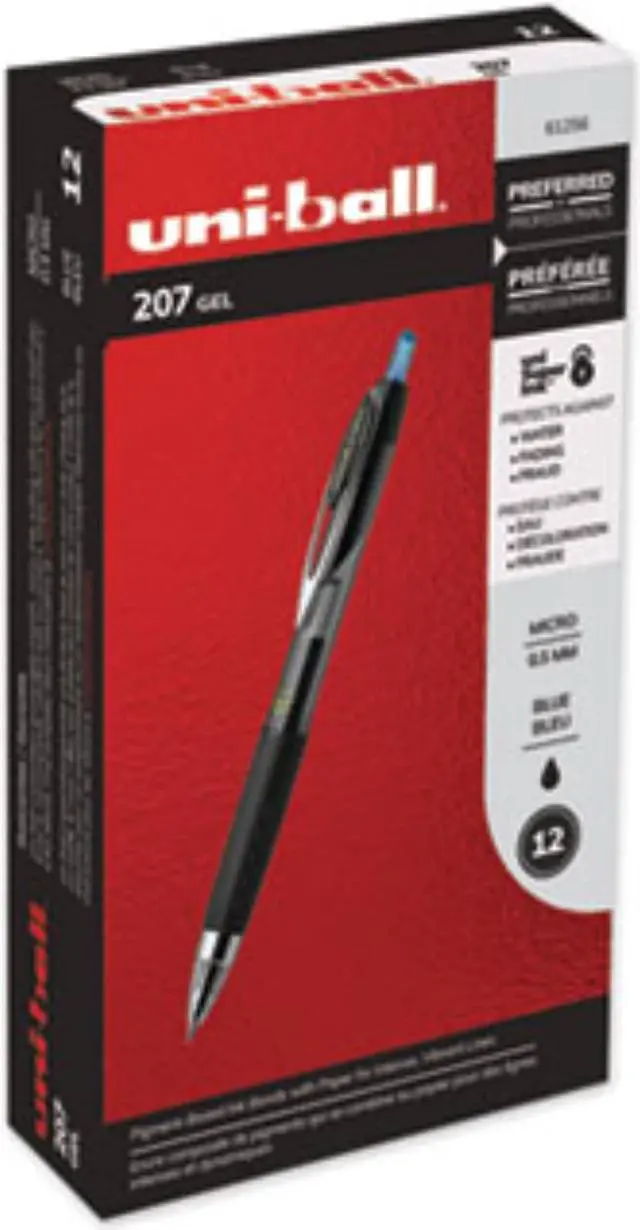 Alt view image 2 of 6 - uni-ball Signo 207 Retractable Gel Pen ,PEN,UNI-BALL 207 GEL,BE