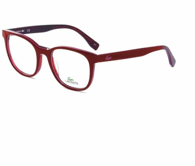 Alt view image 6 of 13 - Lacoste Women's Eyeglasses L2809 615 Red Plastic 50 19 140