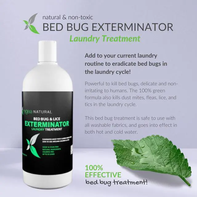 Alt view image 8 of 9 - Bed Bugs and Mites Laundry Additive by Hygea Natural - Odorless, Non Toxic, Safe for children and pets- use on all laundry safe items