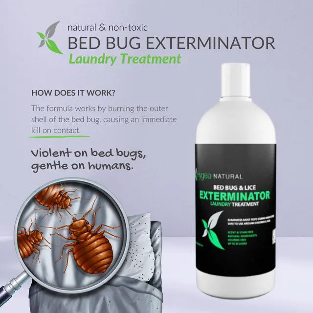 Alt view image 9 of 9 - Bed Bugs and Mites Laundry Additive by Hygea Natural - Odorless, Non Toxic, Safe for children and pets- use on all laundry safe items