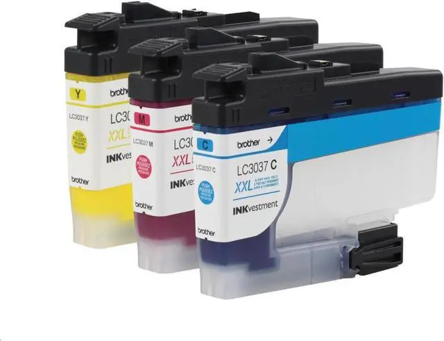 Alt view image 7 of 20 - Brother LC30333PKS Super High Yield Ink Cartridge - Combo Pack - Cyan/Magenta/Yellow