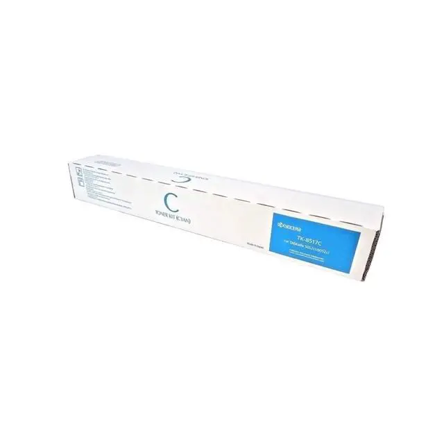Alt view image 5 of 12 - Cyan Toner Cartridge for Kyocera TK-8517C TASKalfa 5052ci, TASKalfa 5053ci, TASKalfa 6052ci, TASKalfa 6053ci, Genuine Kyocera Brand