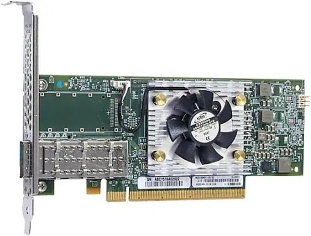 Alt view image 3 of 4 - SINGLE PORT GEN3 100GB QSFP+ PCIE NETWORK INTERFACE CARD