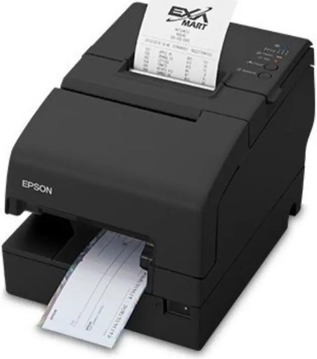 Alt view image 4 of 6 - HP TM-H6000V Mobile Direct Thermal Printer Monochrome 4ZE21AA