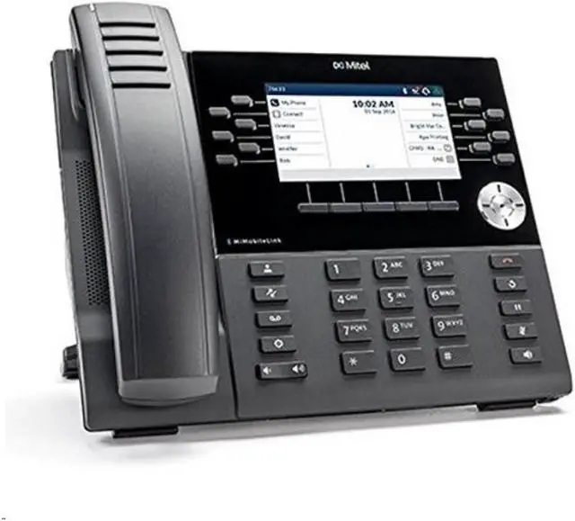 Alt view image 11 of 12 - Mitel MiVoice 6930 IP Phone - Cable - Wall Mountable, Desktop - Black