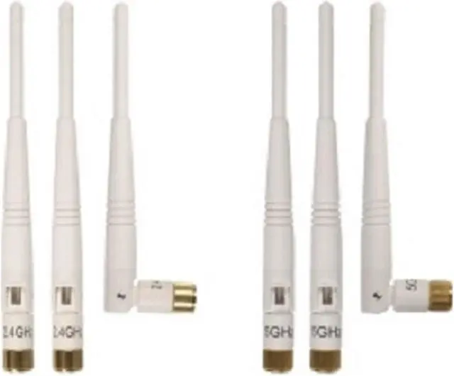 Alt view image 15 of 20 - Adtran - 1700930F1 - A set of three 2.4 GHz and three 5 GHz Type N omni-directional antennas with 5/7 dBi gain