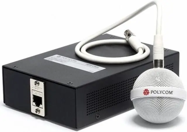 Alt view image 5 of 7 - Poly 2200-23809-002 2200-23809-002 Wired Microphone - White