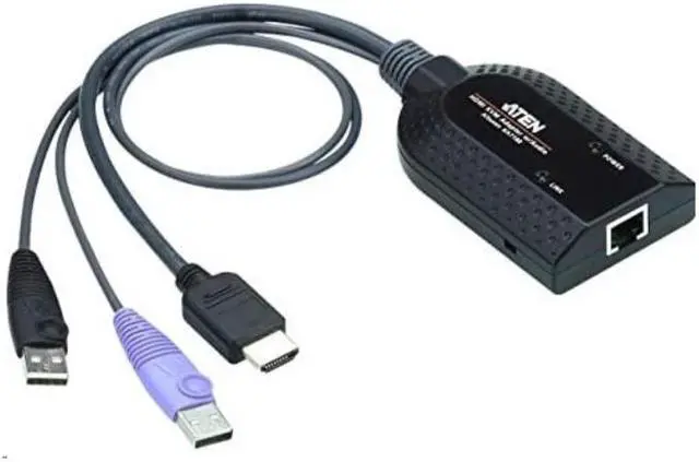 Alt view image 6 of 12 - Aten USB HDMI Virtual Media KVM Adapter Cable
