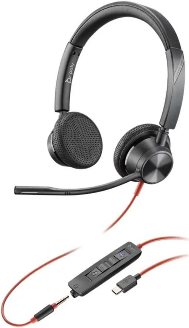 Alt view image 5 of 7 - Plantronics Blackwire 3325 USB-A Headset 213938101