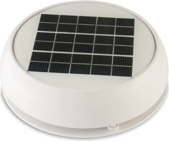 Alt view image 2 of 7 - MARINCO 4 DAY/NIGHT SOLAR VENT, WHITE