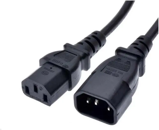 Alt view image 2 of 3 - HPE 250V 10A C13-C14 Jumper Cord 2M Black R1C65A