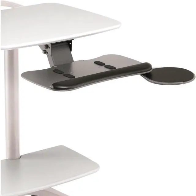 Alt view image 4 of 5 - Ergotron 169BK Compact Keyboard and Mouse Caddy