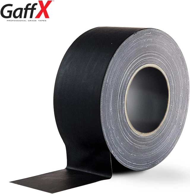Main image of 3 Inch Matte Black GaffX Gaffers Tape - 60 Yard Roll