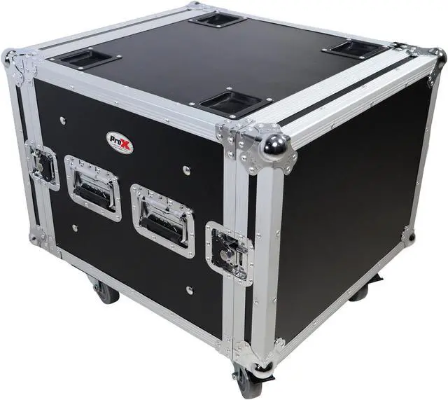 Alt view image 4 of 11 - 8U Space Shockproof Amp Rack ATA Flight Case 20 In Depth
