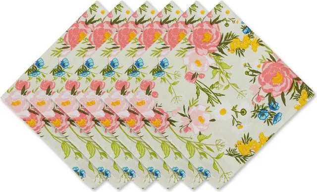 Main image of DII Spring Bouquet Printed Napkin (Set of 6)