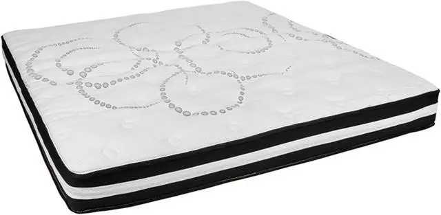 Alt view image 6 of 17 - Capri Comfortable Sleep 10 Inch CertiPUR-US Certified Hybrid Pocket Spring Mattress, King Mattress in a Box
