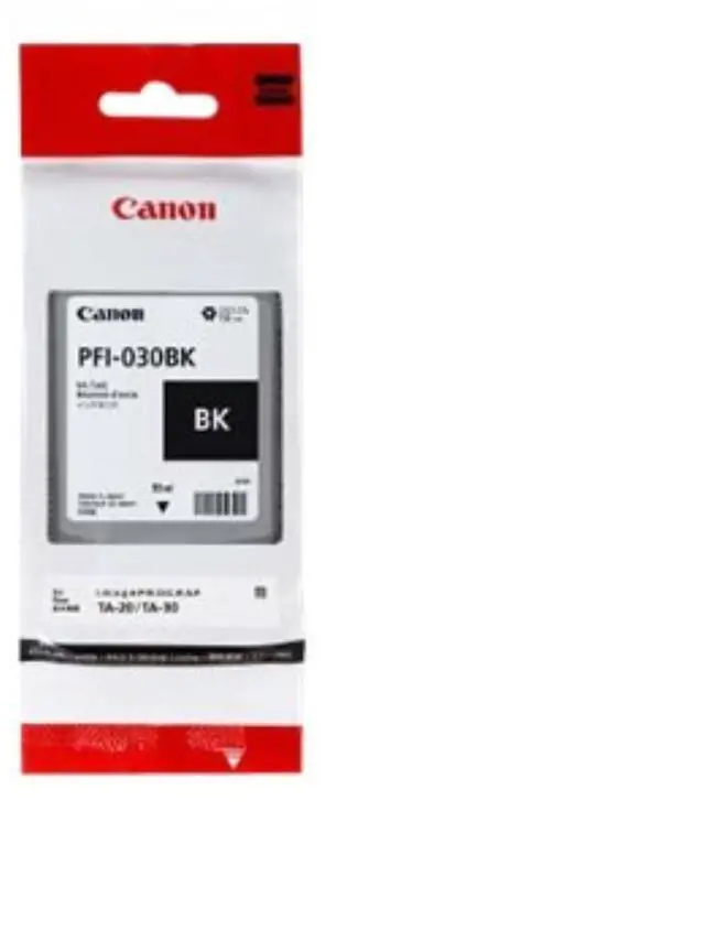 Alt view image 4 of 4 - Canon PFI-030 Pigment Black Ink Tank, 55ml #3489C001AA