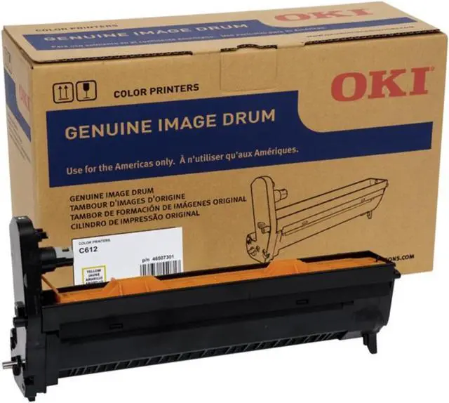 Alt view image 5 of 7 - Oki 30K Yellow Image Drum For C612