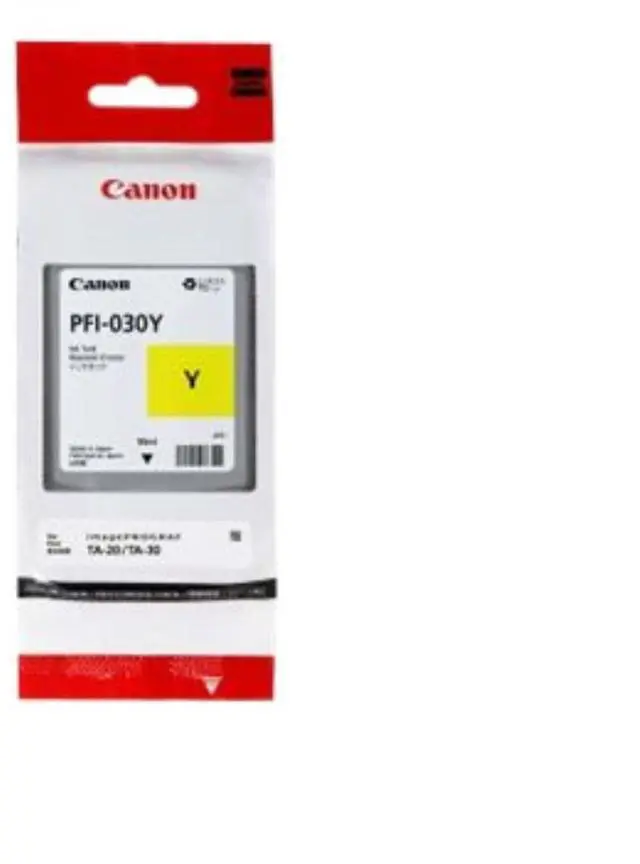 Alt view image 2 of 4 - Canon PFI-030 Pigment Yellow Ink Tank, 55ml #3492C001AA