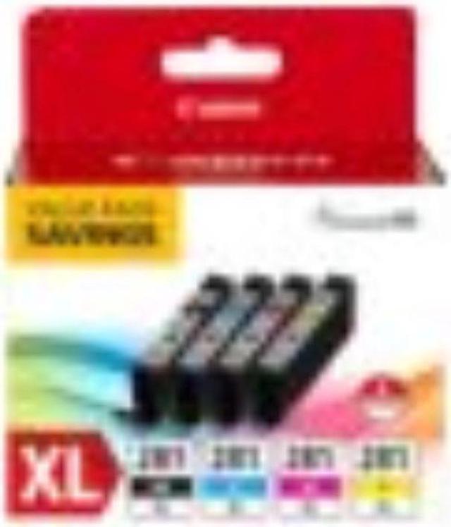Alt view image 6 of 17 - Canon CLI-281 XL High Yield Ink Cartridge - Combo Pack - Black/Cyan/Magenta/Yellow